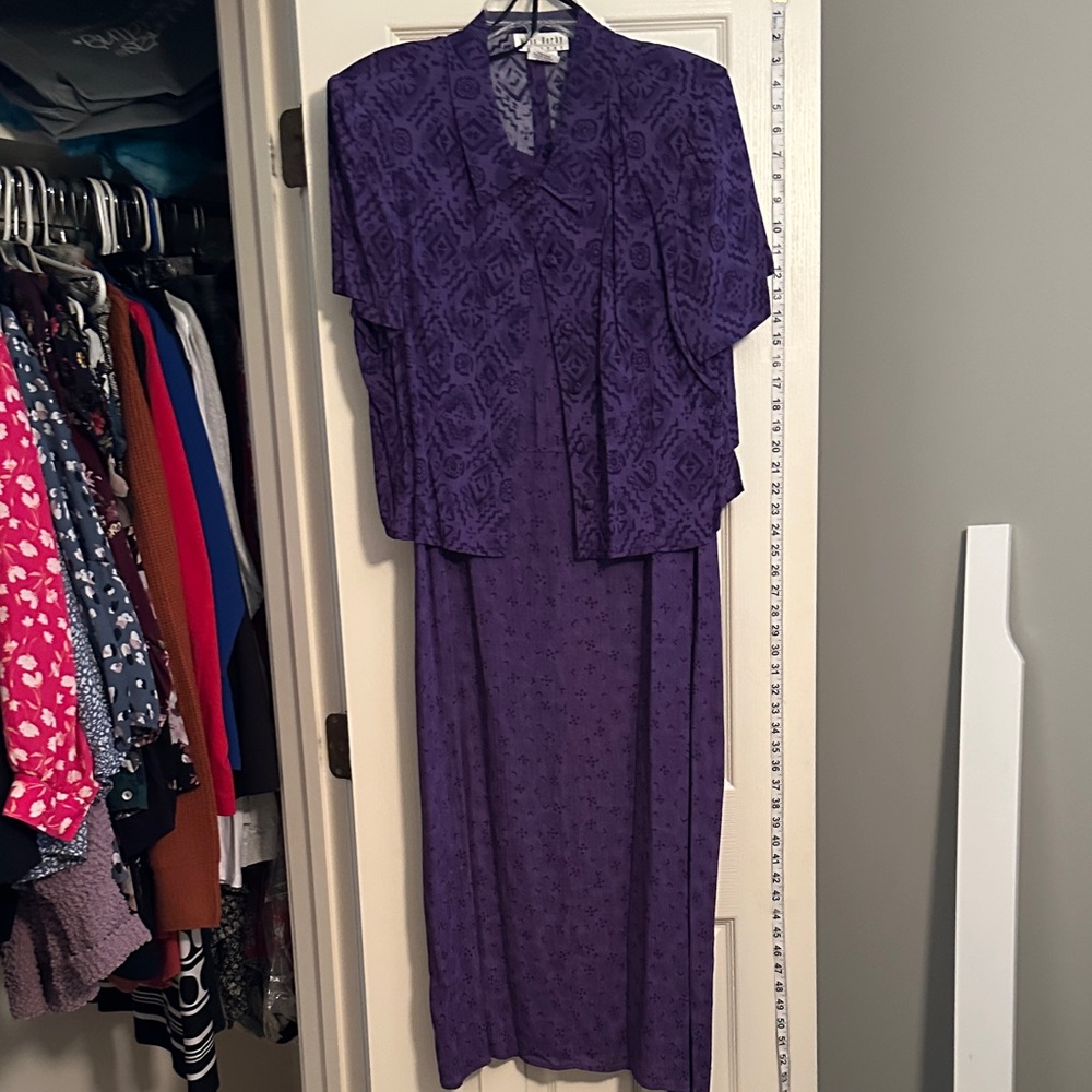 Elegant Purple Maxi Dress